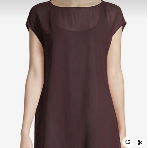 Eileen Fisher 100% silk tunic - Picture 2 of 6